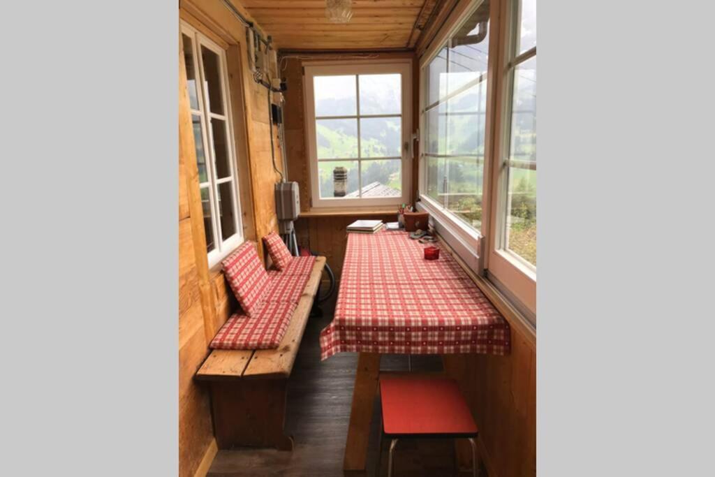 Chalet Sonnenheim Mit Atemberaubender Aussicht Adelboden Exterior photo
